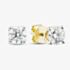 9ct Yellow Gold 1.00ct Lab Grown Diamond 4 Claw Stud Earrings LGE2534-100AN