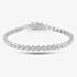 9ct White Gold 5.00ct Certificated Lab Grown Diamond Tennis Bracelet LGB15917-500 (WG)