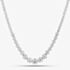 9ct White Gold 5.00ct Certificated Brilliant Cut Lab Grown Diamond Tennis Necklace LGN23469-500SFN (WG)