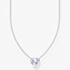 THOMAS SABO Silver Heart Cubic Zirconia Necklace KE2211-051-14-L45V
