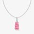 THOMAS SABO Haribo Sterling Silver Pink Gummy Bear Pendant Necklace KE2209-052-9-L45V