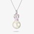 THOMAS SABO Hello Kitty Pink Pearl Charm Necklace KE2391-M06-7-L50V