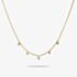 THOMAS SABO Classics 18ct Yellow Gold Plated Cubic Zirconia Necklace KE2071-M01-14-L45V