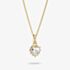 THOMAS SABO Classics 18ct Yellow Gold Cubic Zirconia Heart Pendant KE2386-M01-14-L45V