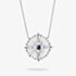 THOMAS SABO Sterling Silver & Blue Crystal Star Talisman Pendant KE2393-166-1-L45V