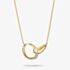 THOMAS SABO Together 18ct Yellow Gold Plated Cubic Zirconia Intertwined Pendant KE2378-M01-14-L45V