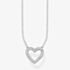 THOMAS SABO Silver Cubic Zirconia Open Heart Necklace KE1554-051-14-L45V
