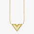 THOMAS SABO Gold Plated Africa Triangle Necklace KE1568-413-39-L45V
