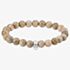 THOMAS SABO Ladies Silver Daisy Jasper Bead Bracelet X0293-014-16