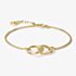 THOMAS SABO Together 18ct Yellow Gold Plated Cubic Zirconia Intertwined Bracelet A2233-M01-14