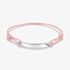 THOMAS SABO Together Pink Textile Engravable ID Bracelet A2238-001-9