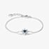THOMAS SABO Sterling Silver & Blue Crystal Star Bracelet A2246-166-1