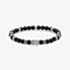 THOMAS SABO Blackened Sterling Silver Black Onyx Beaded Bracelet A2087-507-11