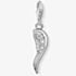 THOMAS SABO Silver Cubic Zirconia Angel Wing Charm 0413-051-14