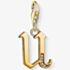 THOMAS SABO Gold Plated Cubic Zirconia U Charm 1627-414-39