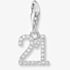 THOMAS SABO Silver 21 Cubic Zirconia Charm 2135-051-21
