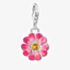 THOMAS SABO Ladies Silver Pink Enamel Flower Charm 2208-496-7