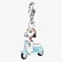THOMAS SABO Charm Club Silver Peanuts Snoopy on Vespa Charm 2243-664-7