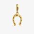 THOMAS SABO Charm Club 18ct Yellow Gold Plated Cubic Zirconia Horseshoe Pendant Charm 2234-M01-14
