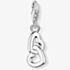 THOMAS SABO Silver 2 Entwined Hearts Charm 0773-001-12