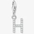 THOMAS SABO Silver Cubic Zirconia Letter H Charm 1947-051-14