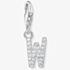 THOMAS SABO Silver Cubic Zirconia Letter W Charm 1960-051-14
