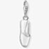 THOMAS SABO Silver White Enamel Espadrille Charm 1351-007-14