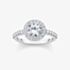 THOMAS SABO Sterling Silver Cubic Zirconia Halo Ring TR2475-051-14