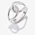 THOMAS SABO Together Sterling Silver Cubic Zirconia Intertwined Ring TR2547-051-14
