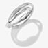 THOMAS SABO Together Sterling Silver Cubic Zirconia Crossover Ring TR2548-051-14