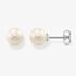 THOMAS SABO Small Simulated Pearl Stud Earrings H1431-028-14
