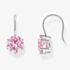 THOMAS SABO Silver & Pink Cubic Zirconia Earrings H2287-051-9