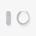 THOMAS SABO Sterling Silver 16mm Zirconia Hoop Earrings CR731-051-14