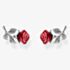 THOMAS SABO Silver Red Rose Romance Stud Earrings H2314-664-10