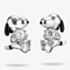 THOMAS SABO Silver & Cubic Zirconia Peanuts Snoopy Stud Earrings H2348-691-14