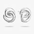 THOMAS SABO Together Sterling Silver Cubic Zirconia Intertwined Stud Earrings H2352-051-14
