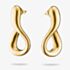 THOMAS SABO Classics 18ct Yellow Gold Plated Loop Stud Earrings H2362-M01-39