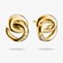 THOMAS SABO Together 18ct Yellow Gold Plated Cubic Zirconia Intertwined Stud Earrings H2352-M01-14