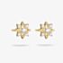 THOMAS SABO 18ct Yellow Gold Plated Cubic Zirconia Star Stud Earrings H2380-M01-14