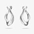 THOMAS SABO Sterling Silver Wave Hoop Earrings CR754-001-21