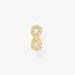THOMAS SABO 18ct Yellow Gold Plated & Cubic Zirconia Infinity Single Stud Earring H2216-414-14