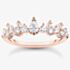 THOMAS SABO Rose Gold Plated Ice Crystal Ring TR415-416-14
