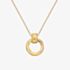 Hot Diamonds Spirit 18ct Gold Plated Diamond Open Circle Pendant Necklace DP847