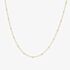 Hot Diamonds Embrace 18ct Gold Plated Beaded Cable Chain CH098