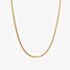 Hot Diamonds Embrace 18ct Gold Plated Oval Snake Chain CH101