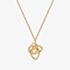 Hot Diamonds HD X Golden Edit Endless Gold Plated Diamond Interlocked Pendant Necklace DP1085