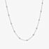 Hot Diamonds Sterling Silver Intermittent Oval Necklace CH125