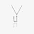 Hot Diamonds Love Letters Silver U Pendant Necklace DP421