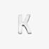 Hot Diamonds Storyteller Silver Letter K Loose Pendant DP801