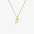 Hot Diamonds HD X Golden Edit Golden Edit F Pendant Necklace DP944